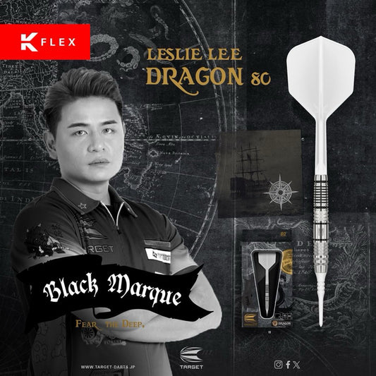 Target Darts • Black Marque Dragon 80 • Leslie Lee • 18g • SGDARTS