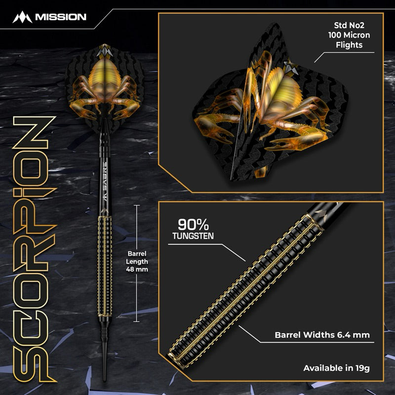 Mission Darts • Scorpion • 19g • SGDARTS