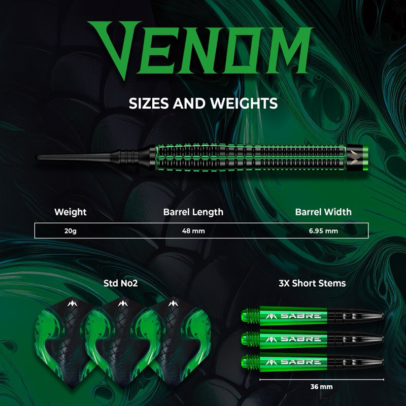 Mission Darts • Venom • 20g • SGDARTS
