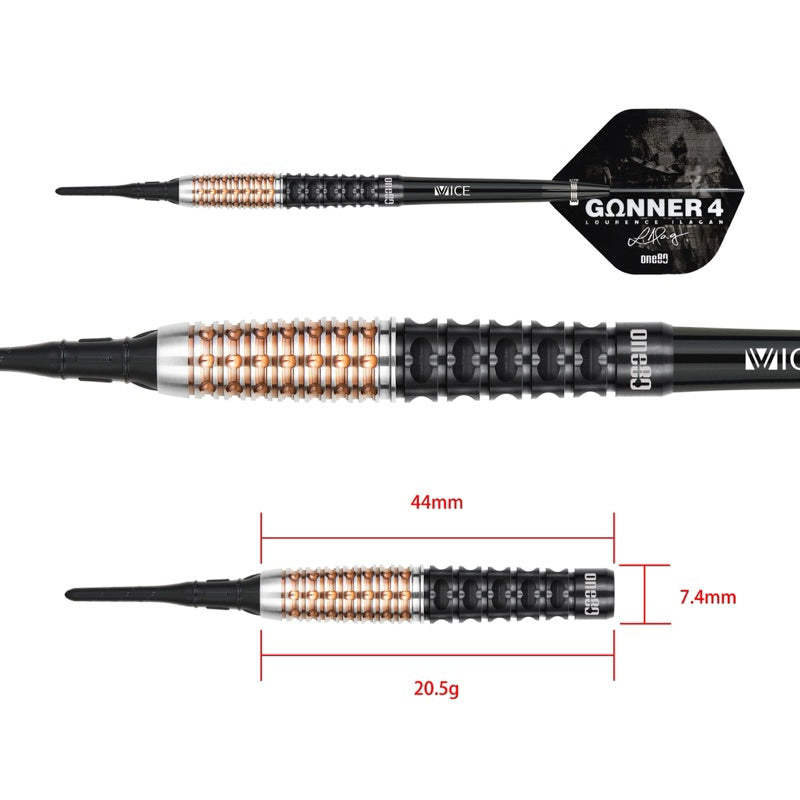 One80 Darts • Gunner 4 • Lourence Ilagan • 18g 20.5g 22g • SGDARTS
