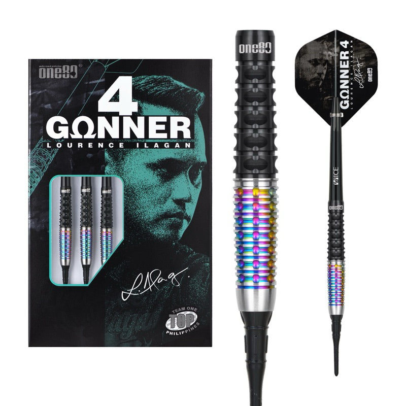 One80 Darts • Gunner 4 • Lourence Ilagan • 18g 20.5g 22g • SGDARTS