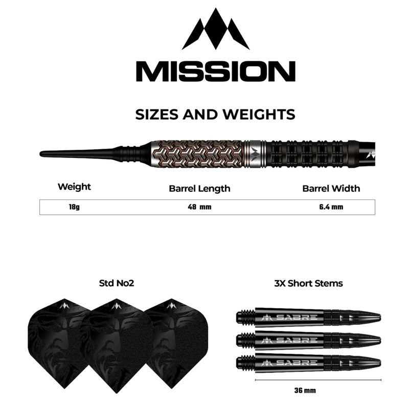 Mission Darts • Archon • 18g • SGDARTS