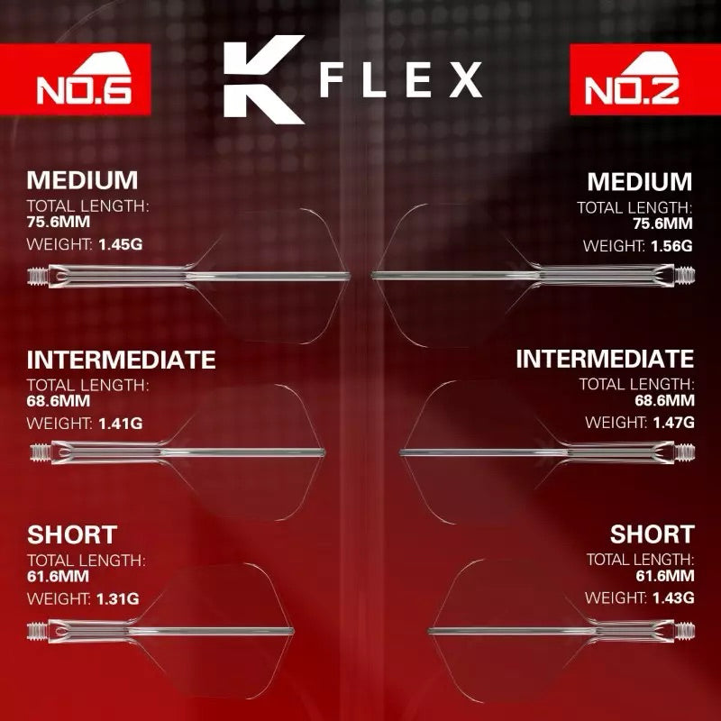 K Flex [Shape] • [Standard] • Target Darts • SGDARTS