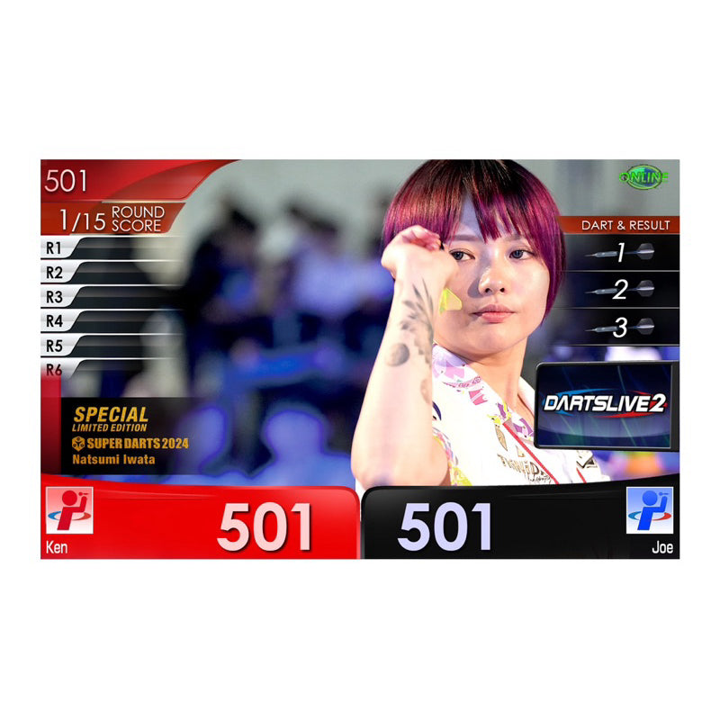 SUPER DARTS Dartslive Player Goods Dartslive Card • Natsumi Iwata • SGDARTS