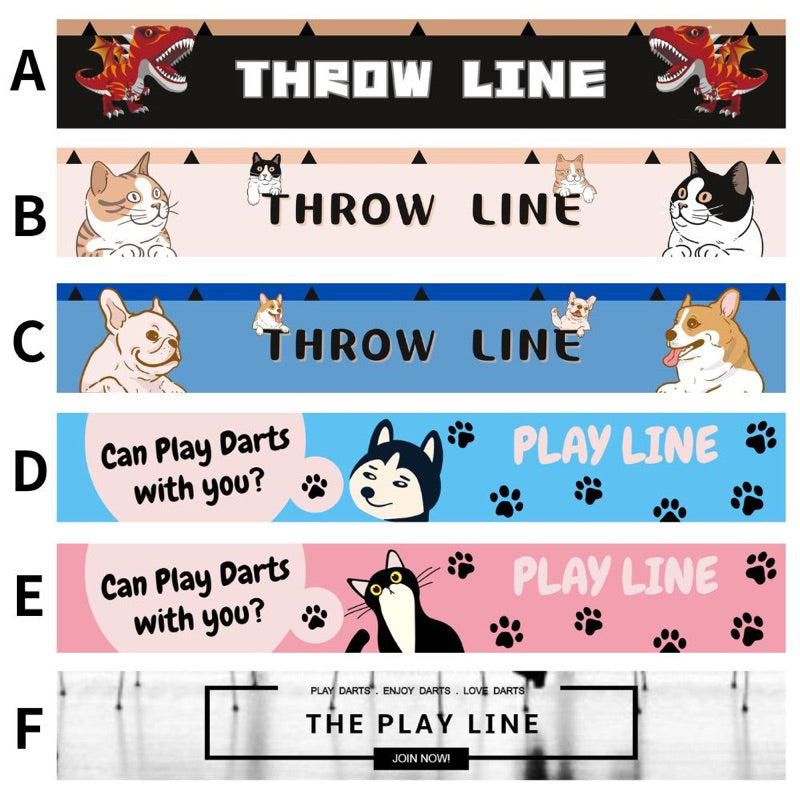 Heavy Duty Throw Line Play Line for Dartboards Dart Boards • SGDARTS
