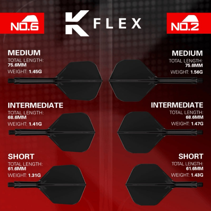 K Flex [Shape] • [Standard] • Target Darts • SGDARTS