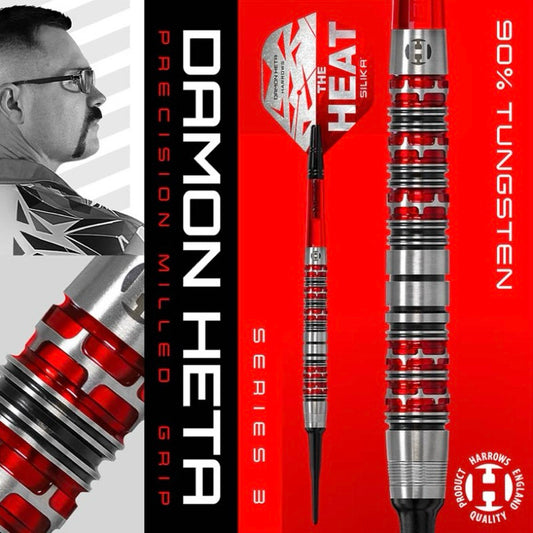 Harrows Darts • The Heat Series 3 • Damon Heta • 18g 20g • SGDARTS