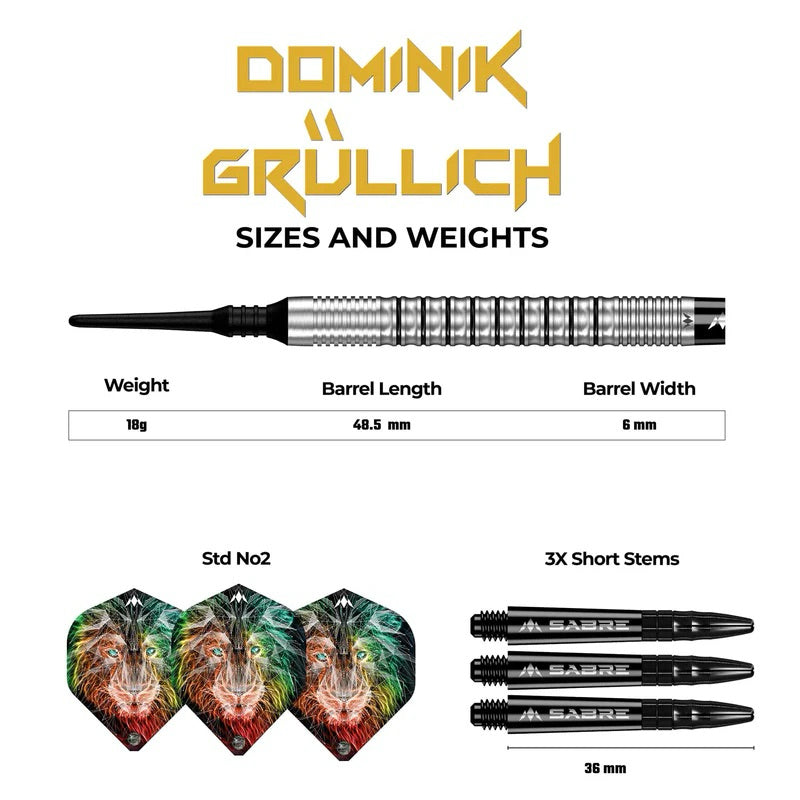 Mission Darts • Dominik Grullich • 18g • SGDARTS