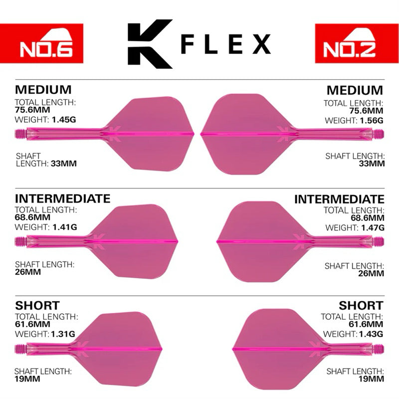 K Flex [Shape] • [Standard] • Target Darts • SGDARTS