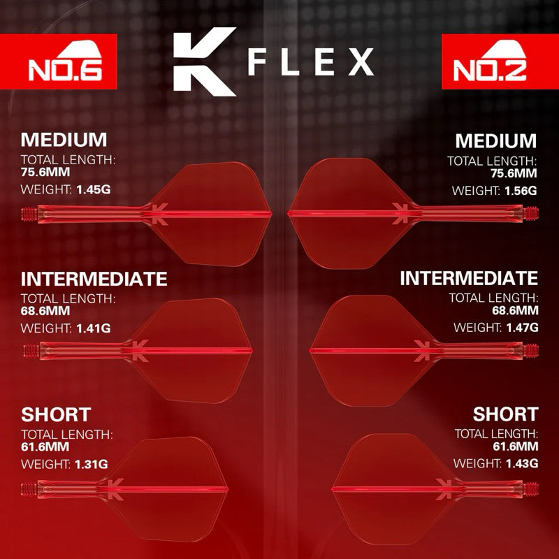 K Flex [Shape] • [Standard] • Target Darts • SGDARTS