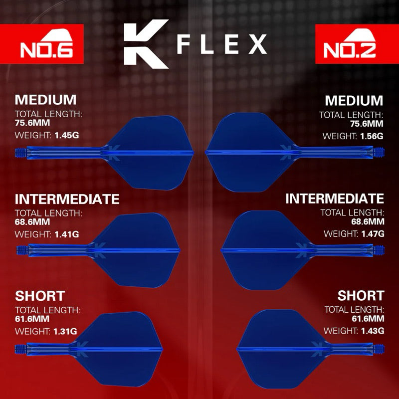 K Flex [Shape] • [Standard] • Target Darts • SGDARTS