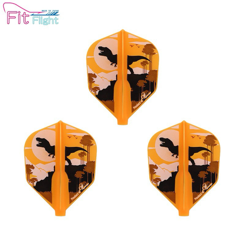 Fit Flight • Jurassic Sunset [Shape] • Dart Flights • SGDARTS