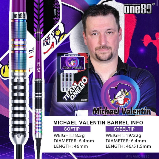 One80 Darts • Michael Valentin • 18.5g • SGDARTS