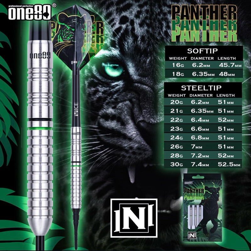 One80 Darts • Panther N • 16g 18g • SGDARTS