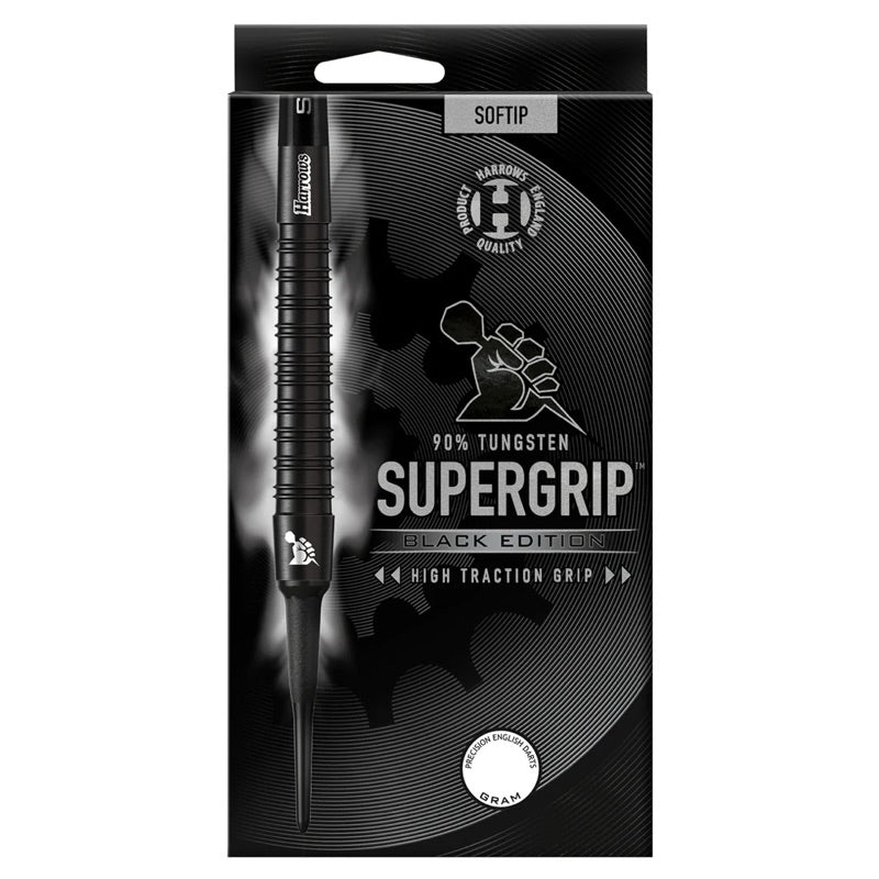 Harrows Darts • Supergrip Black • 18g 20g • SGDARTS