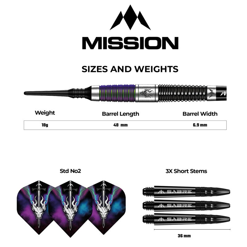 Mission Darts • Occult • 18g • SGDARTS