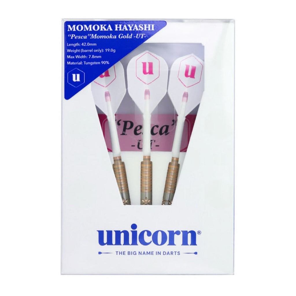 Unicorn Darts • Pesca Momoka Gold • Momoka Hayashi • 18g 18.5g 19g • SGDARTS