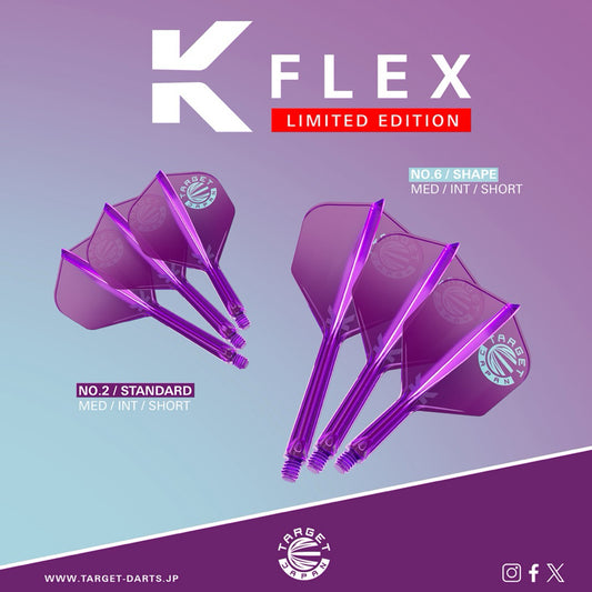 K Flex Target Logo Purple x Blue • [Standard] • [Shape] • SGDARTS