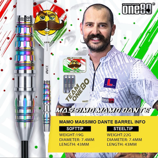 One80 Darts • Mamo Massimo Dante • 19g • SGDARTS