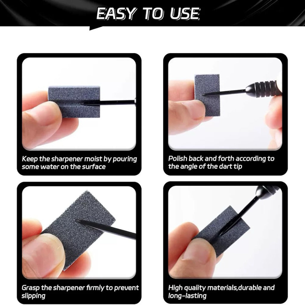 V Groove Sharpening Stone • Darts Sharpener • SGDARTS