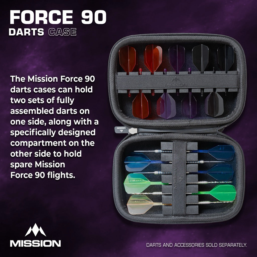 Mission Force 90 EVA Darts Wallet • Darts Case • SGDARTS