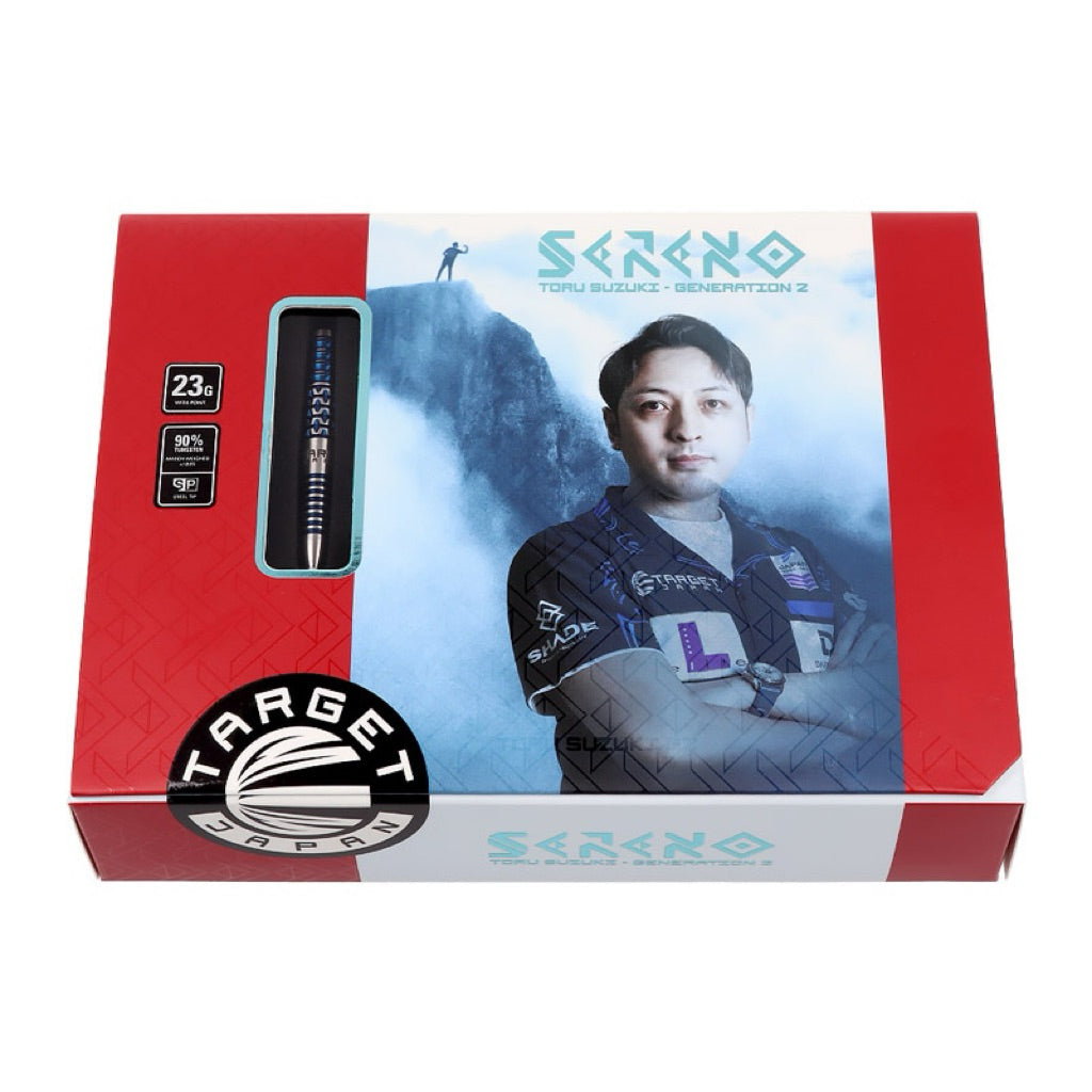 [STEELTIP] Target Darts • Sereno G2 Swiss Point • Toru Suzuki • 23g 25g • SGDARTS