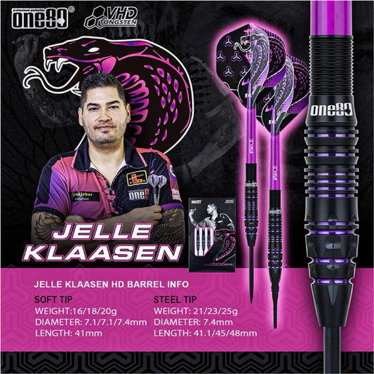 One80 Darts • Jelle Klaasen • 20g • SGDARTS