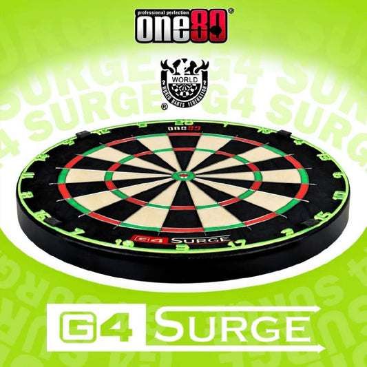 One80 G4 Surge Bristle Steel Tip Dart Board • SGDARTS