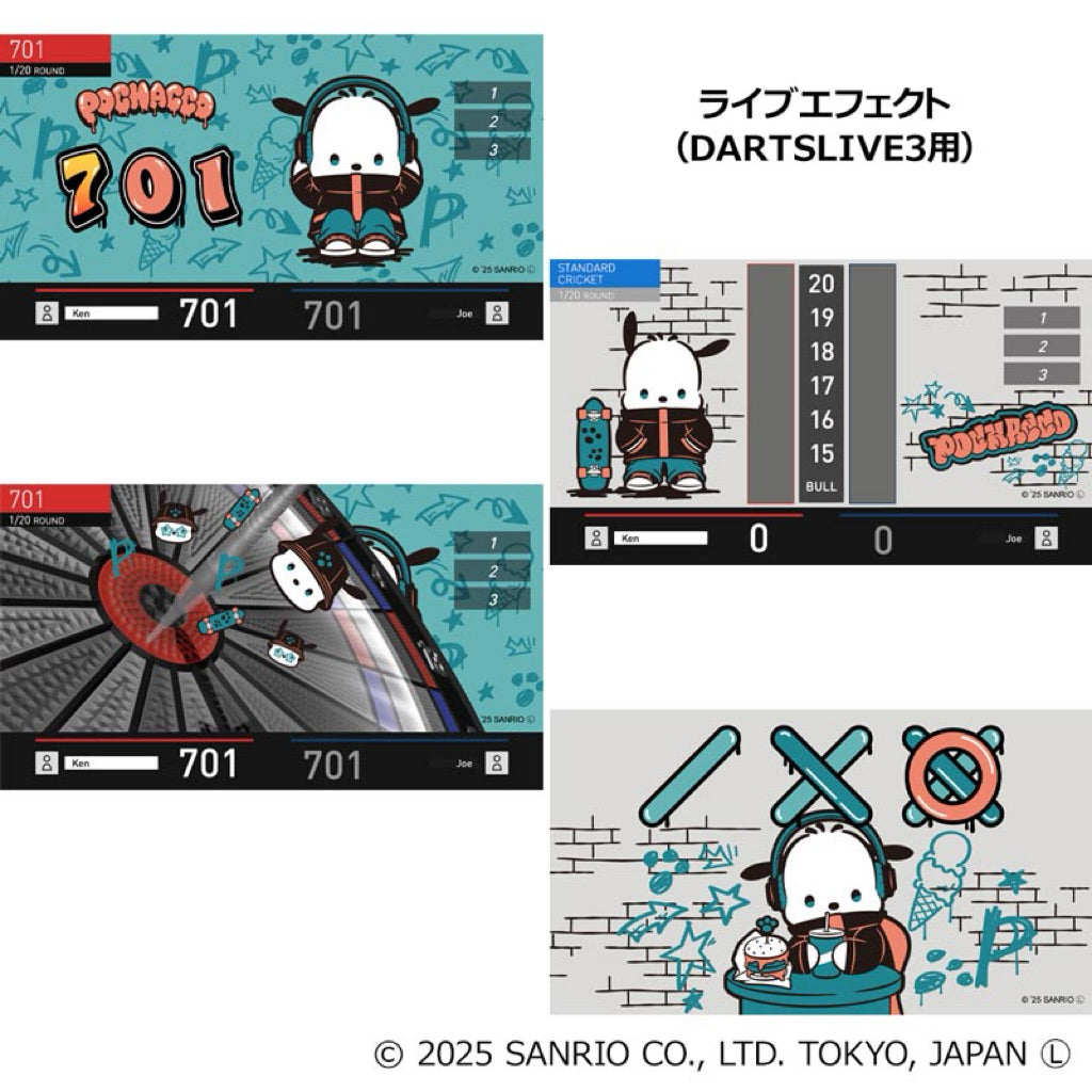 Sanrio Characters Darts Set • Pochacco • SGDARTS