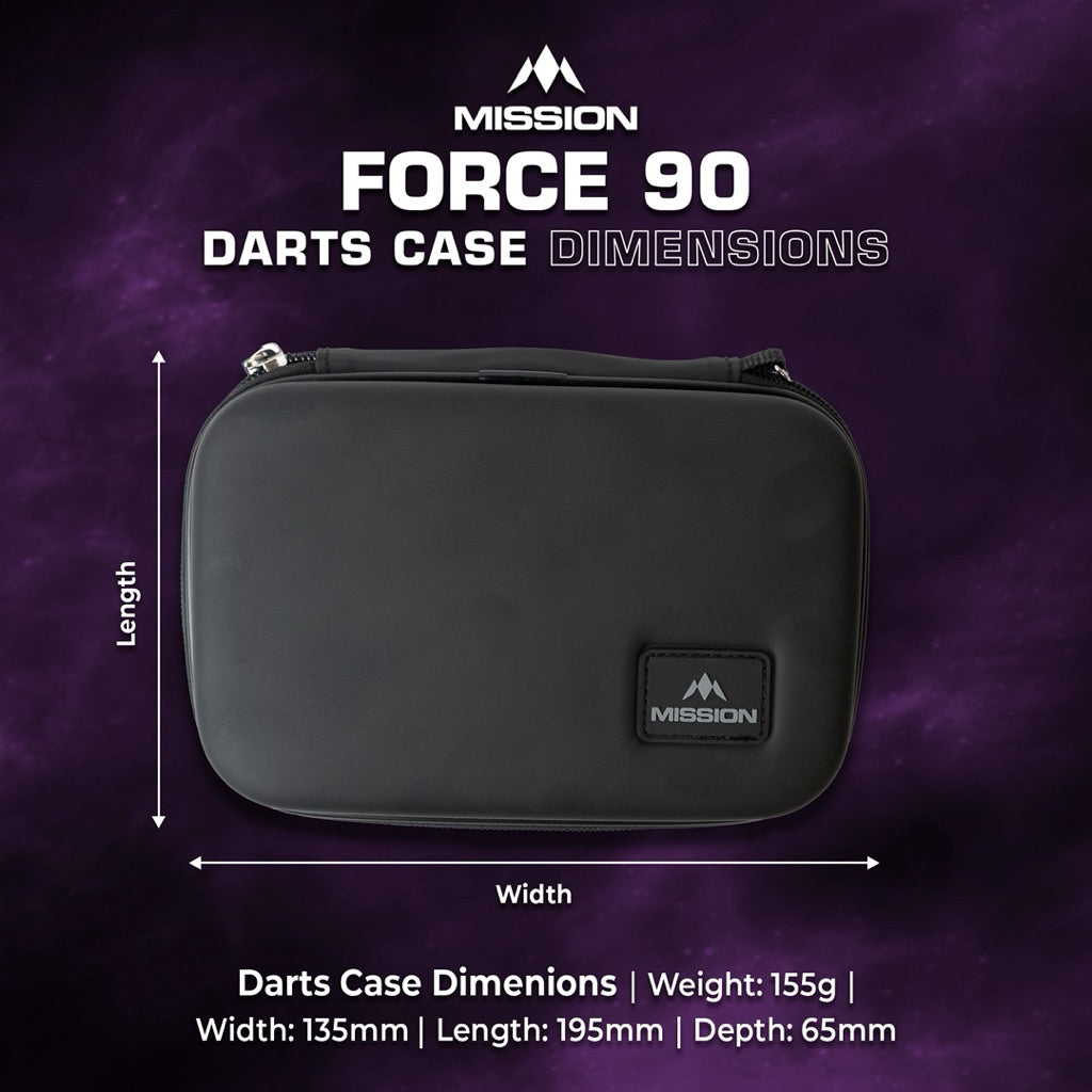 Mission Force 90 EVA Darts Wallet • Darts Case • SGDARTS
