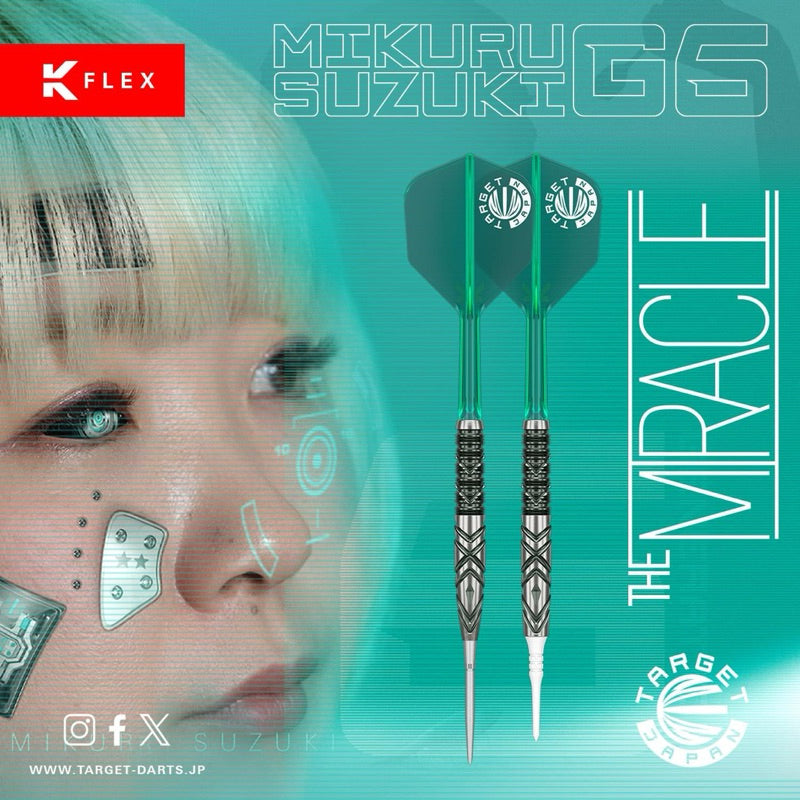 Target Darts • The Miracle G6 • Mikuru Suzuki • 21.5g • SGDARTS