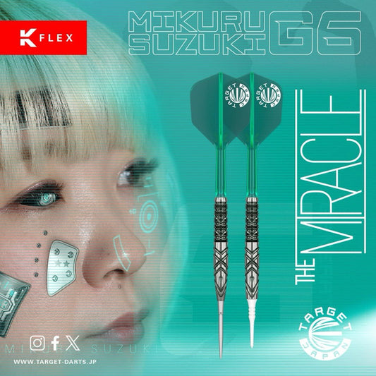 Target Darts • The Miracle G6 • Mikuru Suzuki • 21.5g • SGDARTS