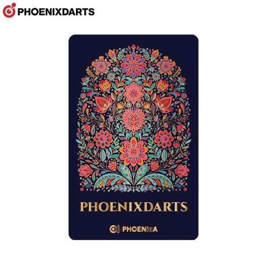 Phoenix Darts Card • Flower • SGDARTS