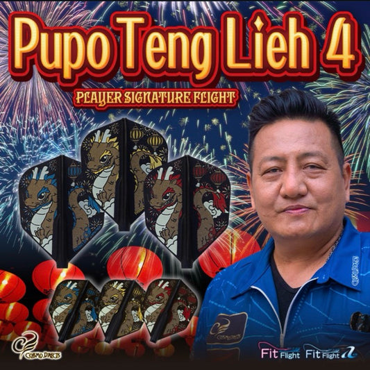 Fit Flight Player • Pupo Teng Lieh 4 [Shape] • Dart Flights • SGDARTS