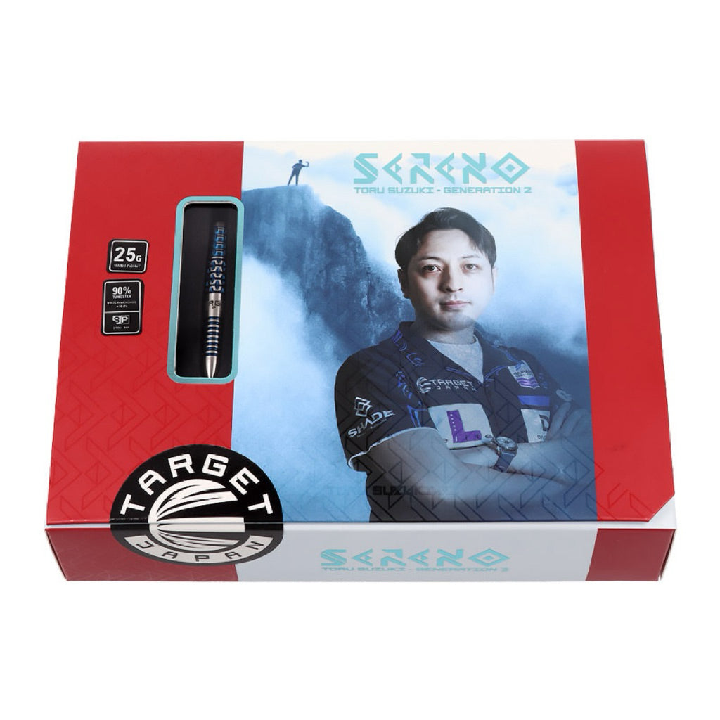 [STEELTIP] Target Darts • Sereno G2 Swiss Point • Toru Suzuki • 23g 25g • SGDARTS
