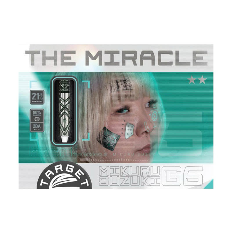 Target Darts • The Miracle G6 • Mikuru Suzuki • 21.5g • SGDARTS