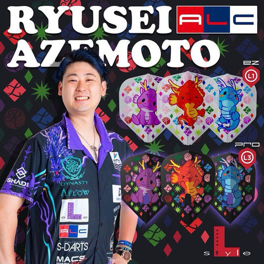 L-Flight Pro Design • Ryusei Azemoto • L1 Standard L3 Shape • Dart Flights • SGDARTS