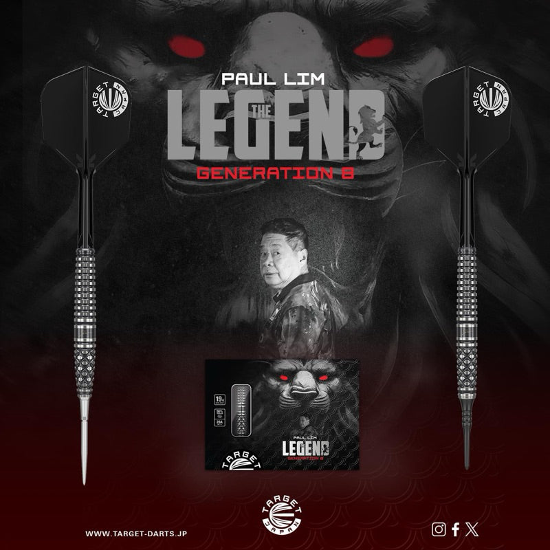 Target Darts • The Legend G8 • Paul Lim • 19g • SGDARTS