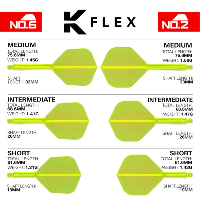 K Flex Neon [Shape] • [Standard] • SGDARTS