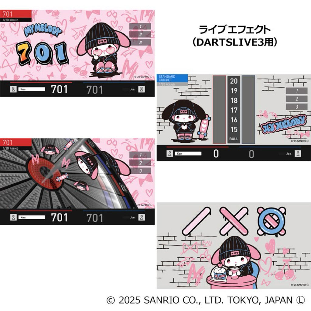 Sanrio Characters Darts Set • My Melody • SGDARTS