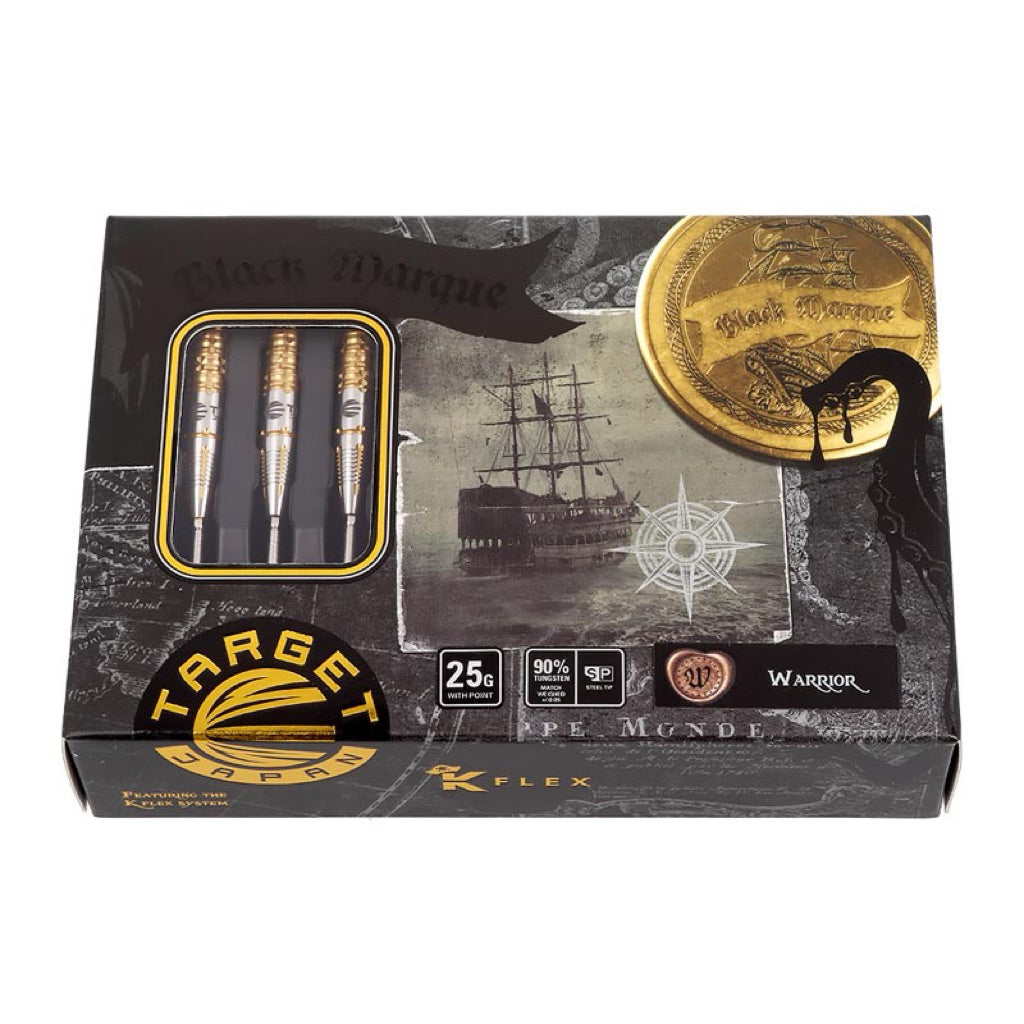 [STEELTIP] Target Darts • Black Marque Warrior Swiss Point • 23g 25g • SGDARTS