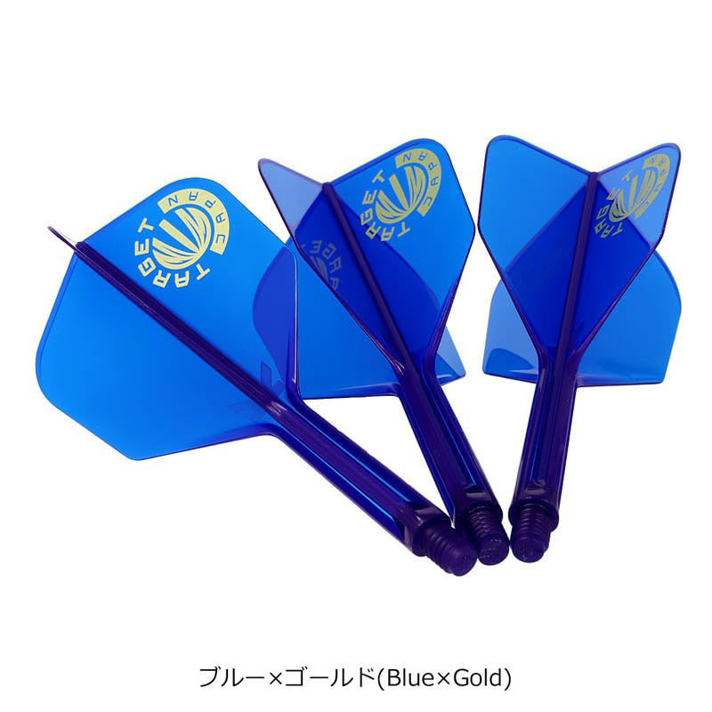 K Flex Target Logo Blue x Gold [Standard] • [Shape] • SGDARTS