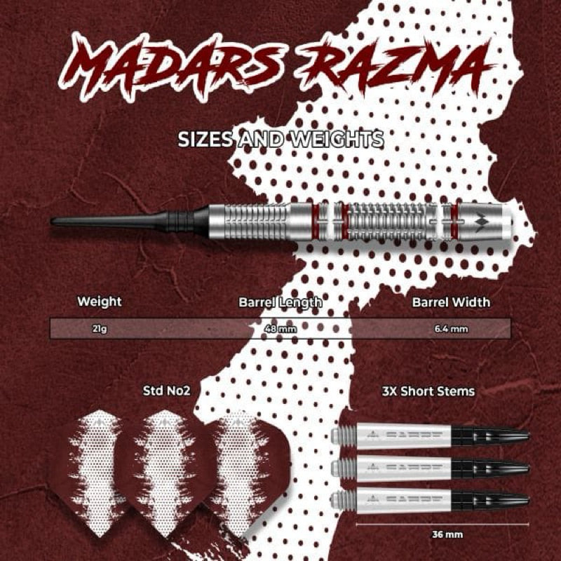 Mission Darts • Madars Razma • 21g • SGDARTS
