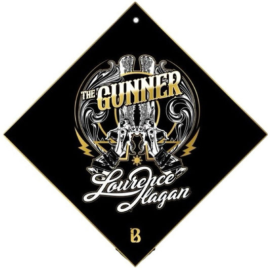BOXII The Gunner Darts Towel • Lourence Ilagan • SGDARTS