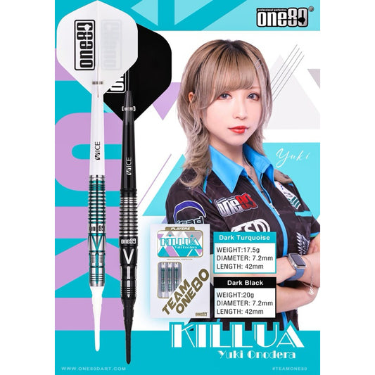 One80 Darts • Killua • Yuki Onodera • 17.5g 20g • SGDARTS