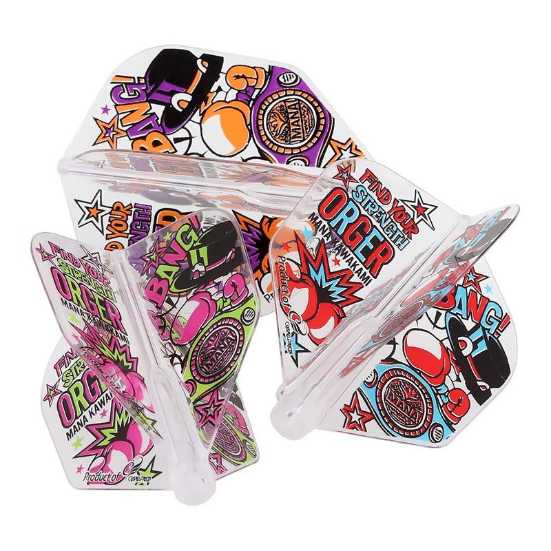 Fit Flight Player • Mana Kawakami 4 [Shape] • Dart Flights • SGDARTS