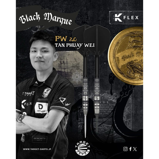 Target Darts • Black Marque PW 2.0 • Tan Phuay Wei • 18g • SGDARTS