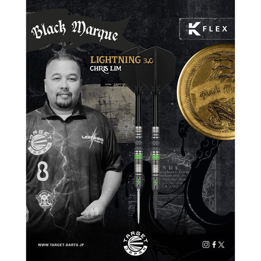 Target Darts • Black Marque Lightning 3.0 • Chris Lim • 19g • SGDARTS