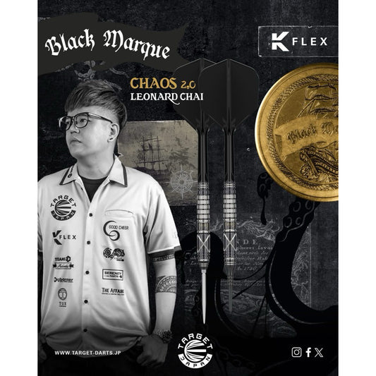 Target Darts • Black Marque Chaos 2.0 • Leonard Chai • 19g • SGDARTS