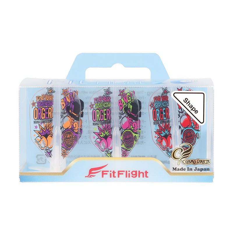 Fit Flight Player • Mana Kawakami 4 [Shape] • Dart Flights • SGDARTS